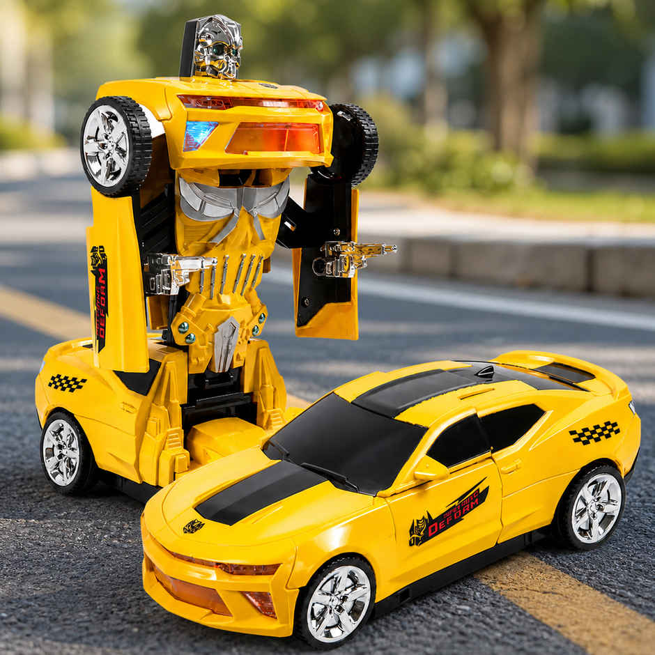 Toyshine 2-In-1 Auto Transforming Auto Robots Action Vehicle Toy