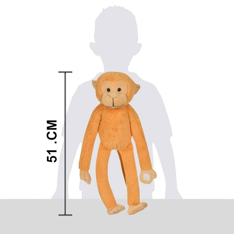 Mirada 52Cm Hanging Monkey Soft Toy�- Brown