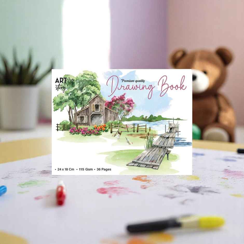 Itsy Bitsy Drawing Book Premium Quality 24 x 18cm 115gsm 36 pages Lb