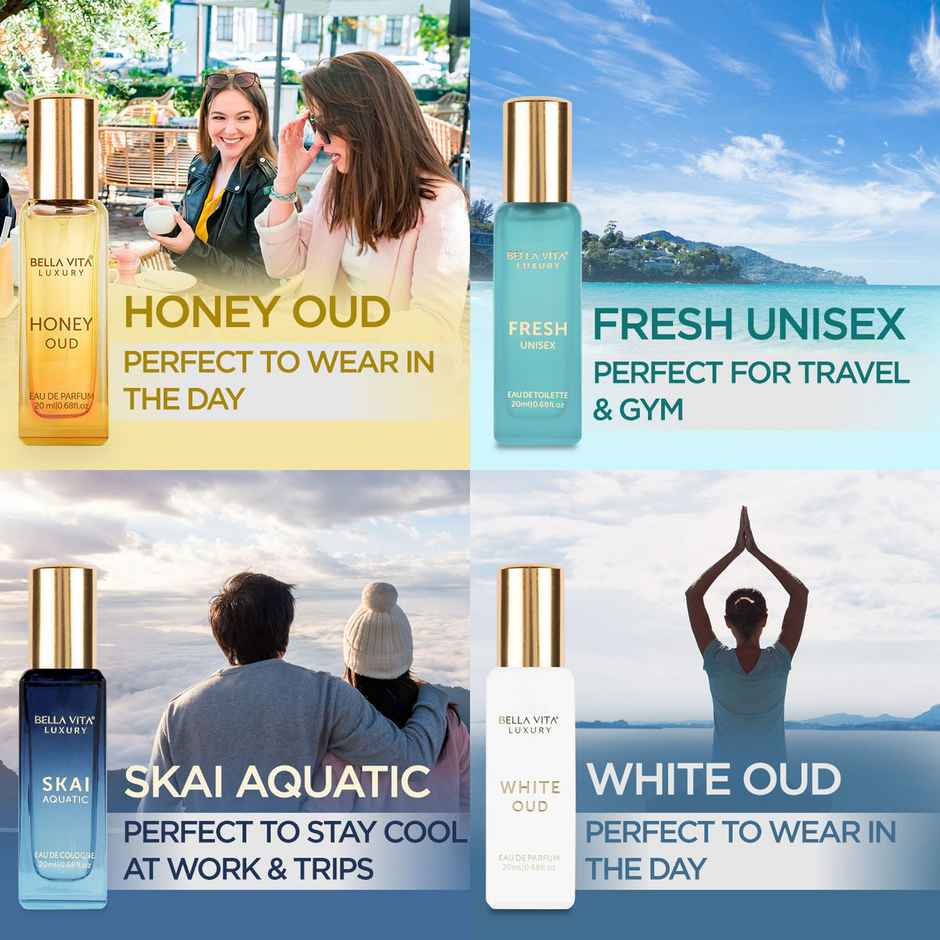 Bella Vita Organic Unisex Luxury Perfume Gift Set