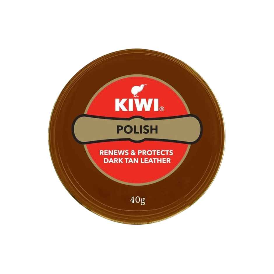 Kiwi Dark Tan Wax Shoe Polish