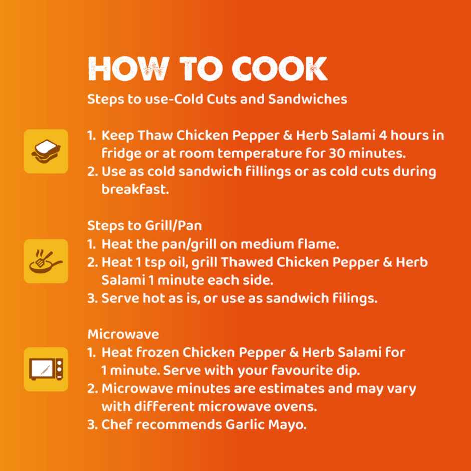 Godrej Yummiez Chicken Pepper & Herb Salami