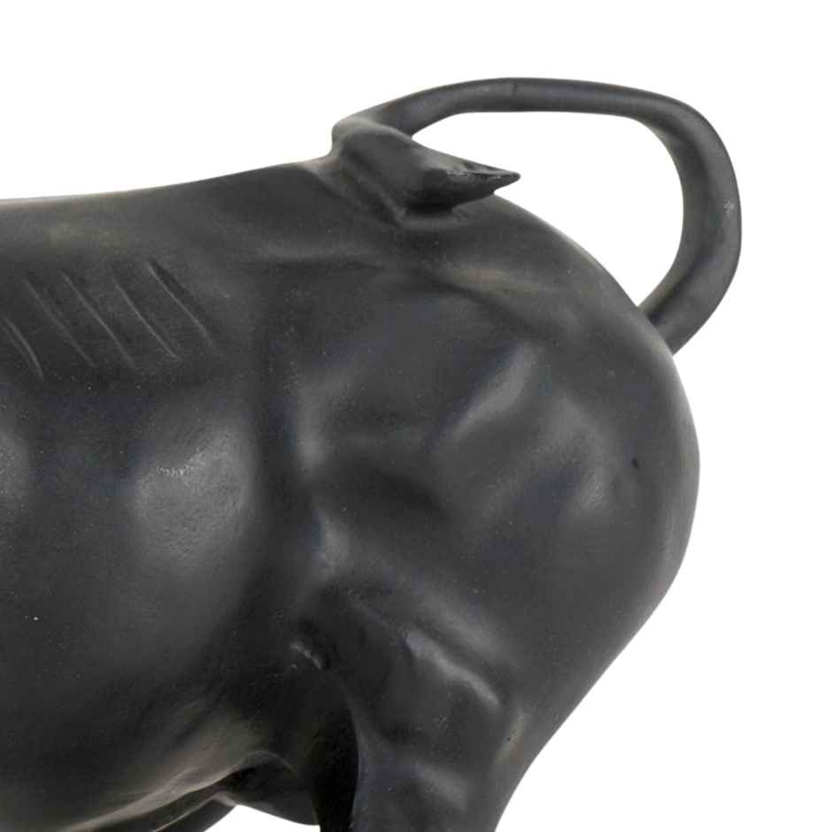 The Artment Surreal Charging Black Bull Animal Showpc For Home Decor