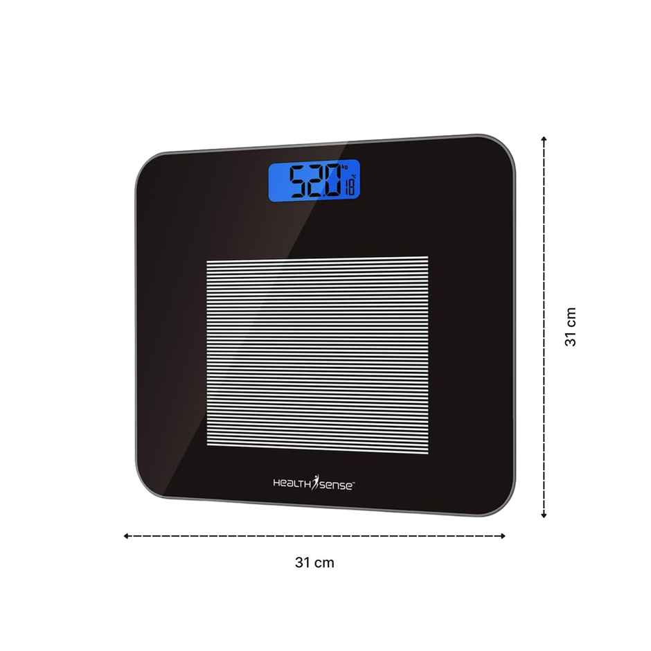 Healthsense Weight Machine For Body Weight, Digital Weighing Scale