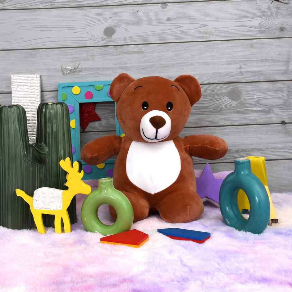 Mirada 32Cm Super Soft Bear - Brown