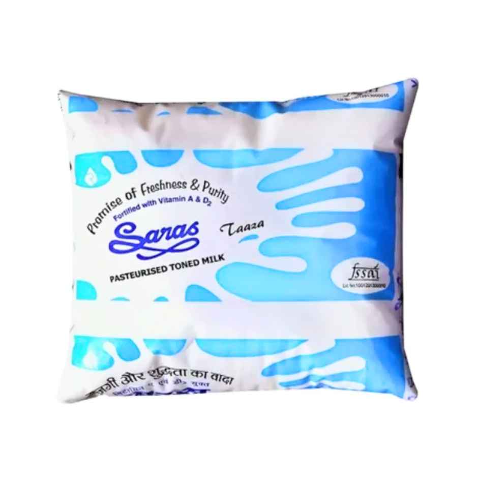 Saras Toned Fresh Milk | Pouch