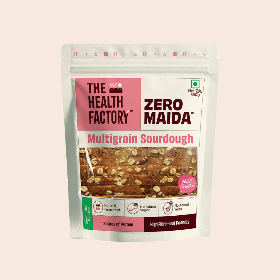 The Health Factory Multigrain Sourdough | Zero Maida | No Added Sugar | No Added Yeast