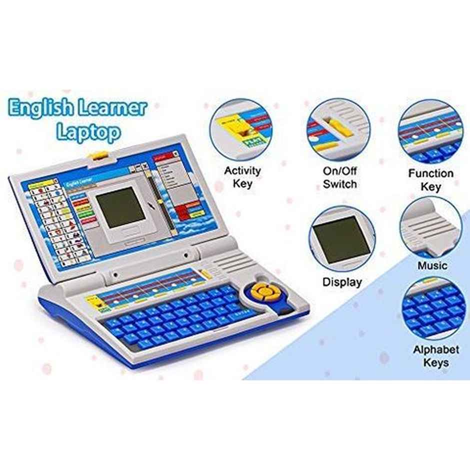 Kidara Educational Laptop Toy With Mouse For Kids 2-5 | Fun Learning Games | Gift For Kids Toddler
