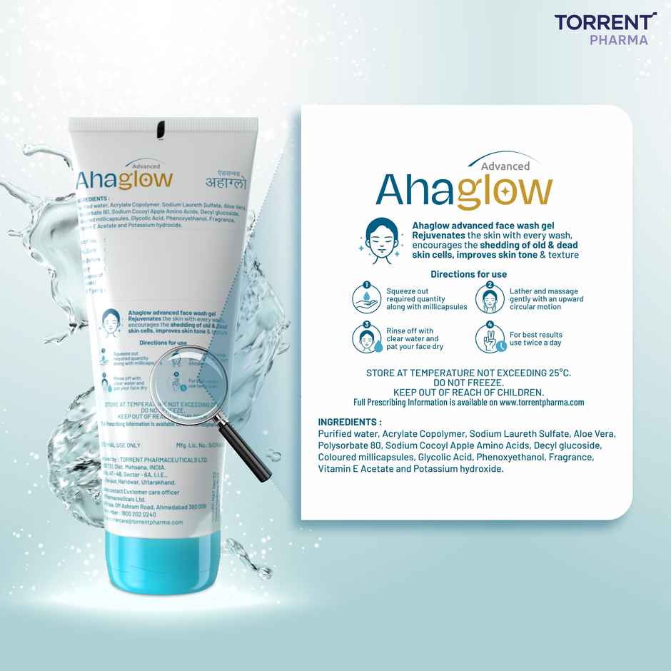 Ahaglow Advanced Face Wash Gel