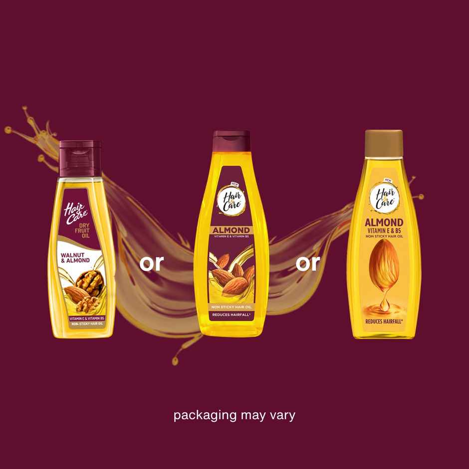 Hair & Care With Walnut & Almond,Non-Sticky Hair Oil