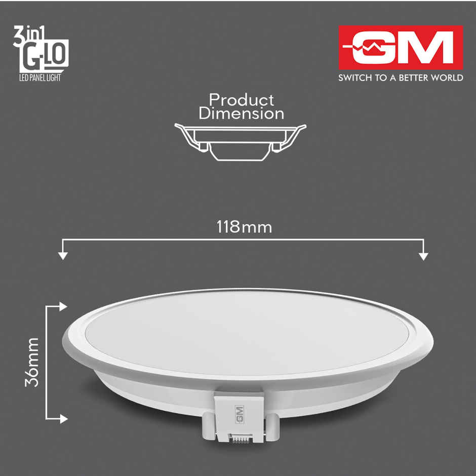 G-Lo -16W Led Downlight - Rd - 6000K