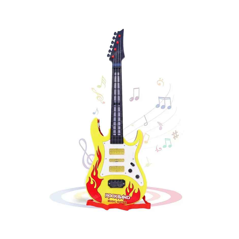 Toyshine Music And Lights Guitar Toy, Big Red (Colour May Vary)