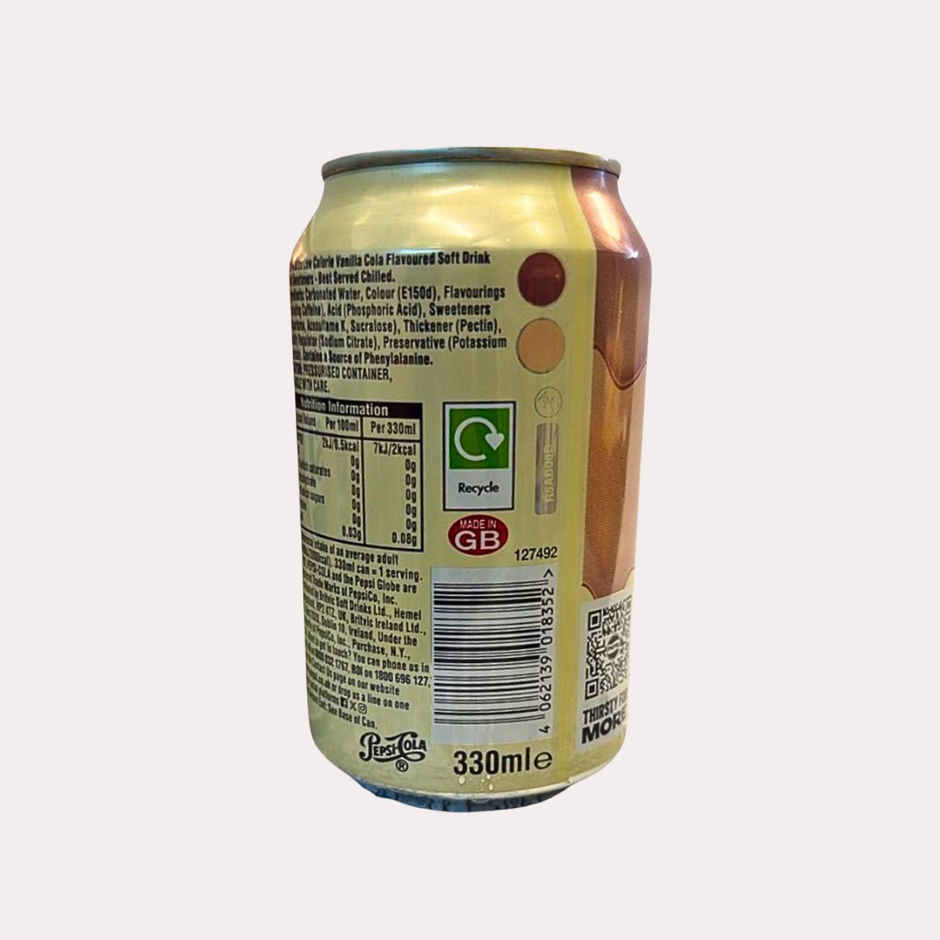 Pepsi Uk Zero Sugar Cream Soda | Cold Drink