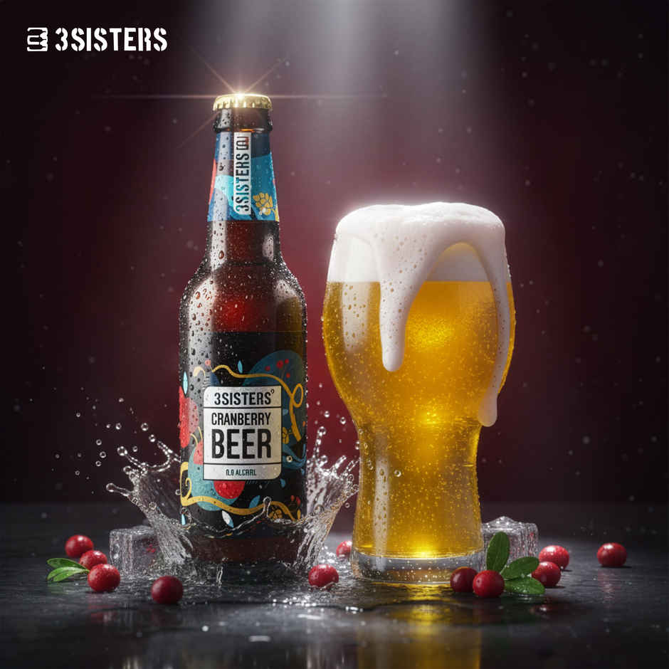 3 Sisters Cranberry Non Alcoholic Beer