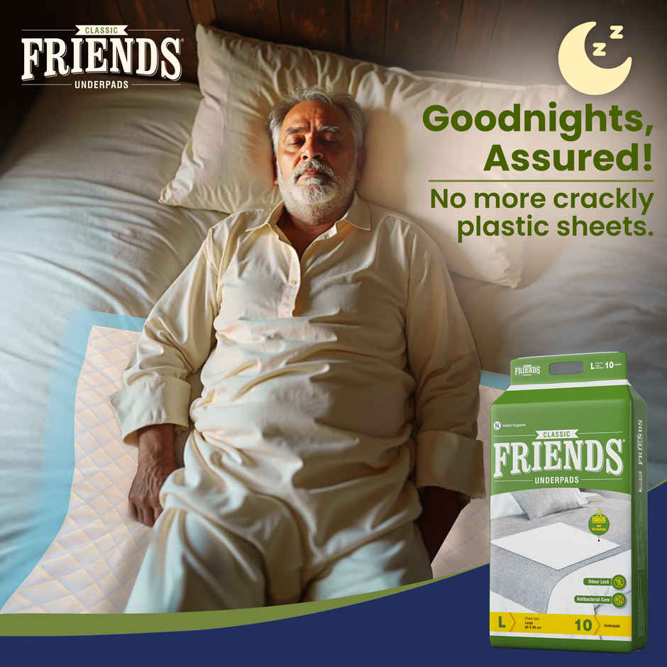 Friends Classic Disposable Underpad  Large Size 60x90 cm Combo