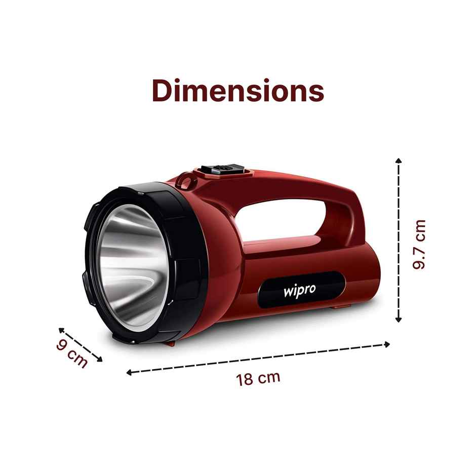Wipro Emerald Plus Rechargeable Torch