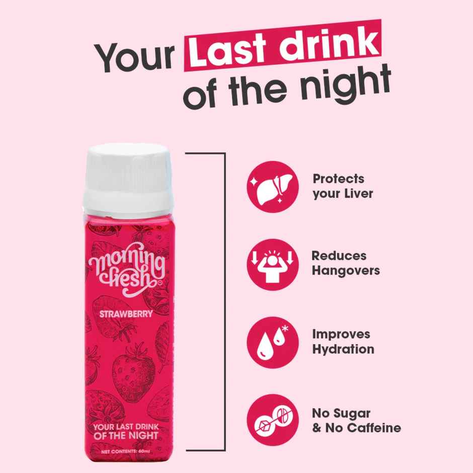 Morning Fresh Strawberry Anti Hangover Drink