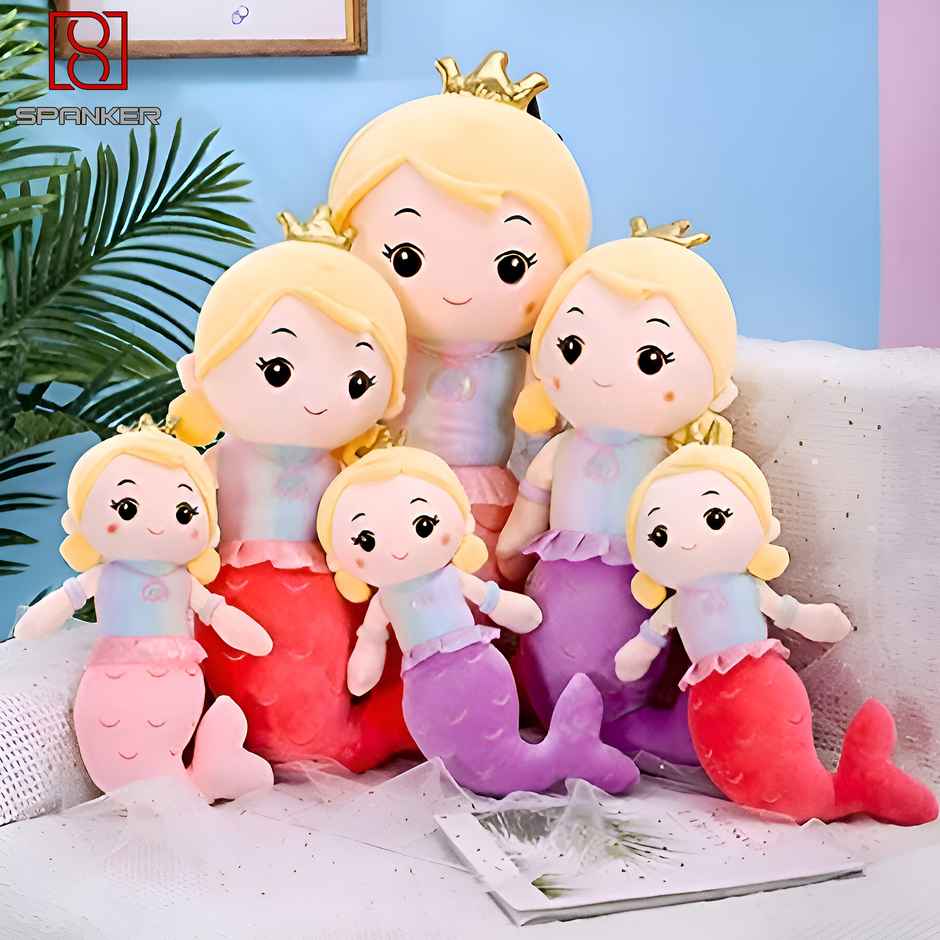 Spanker 40 Cm Mermaid Plush Girl Doll Toy | Jalpari | Purple