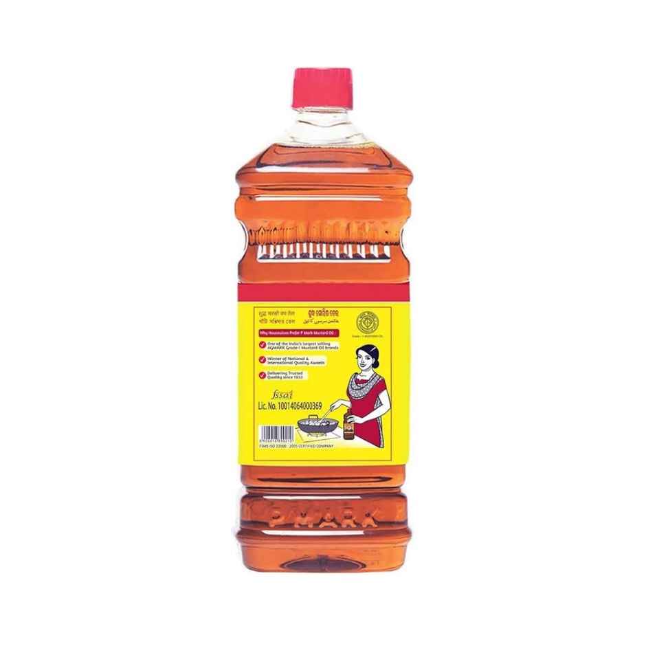 P Mark Kachi Ghani Mustard Oil Pet Btl