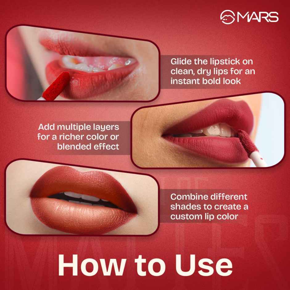 MARS Cosmetics Queen of Mattes Liquid Lipsticks Gift Box Set of 3 | Browns