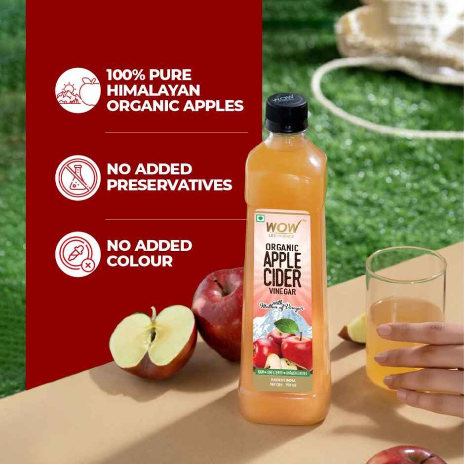 WOW Life Science Organic Apple Cider Vinegar