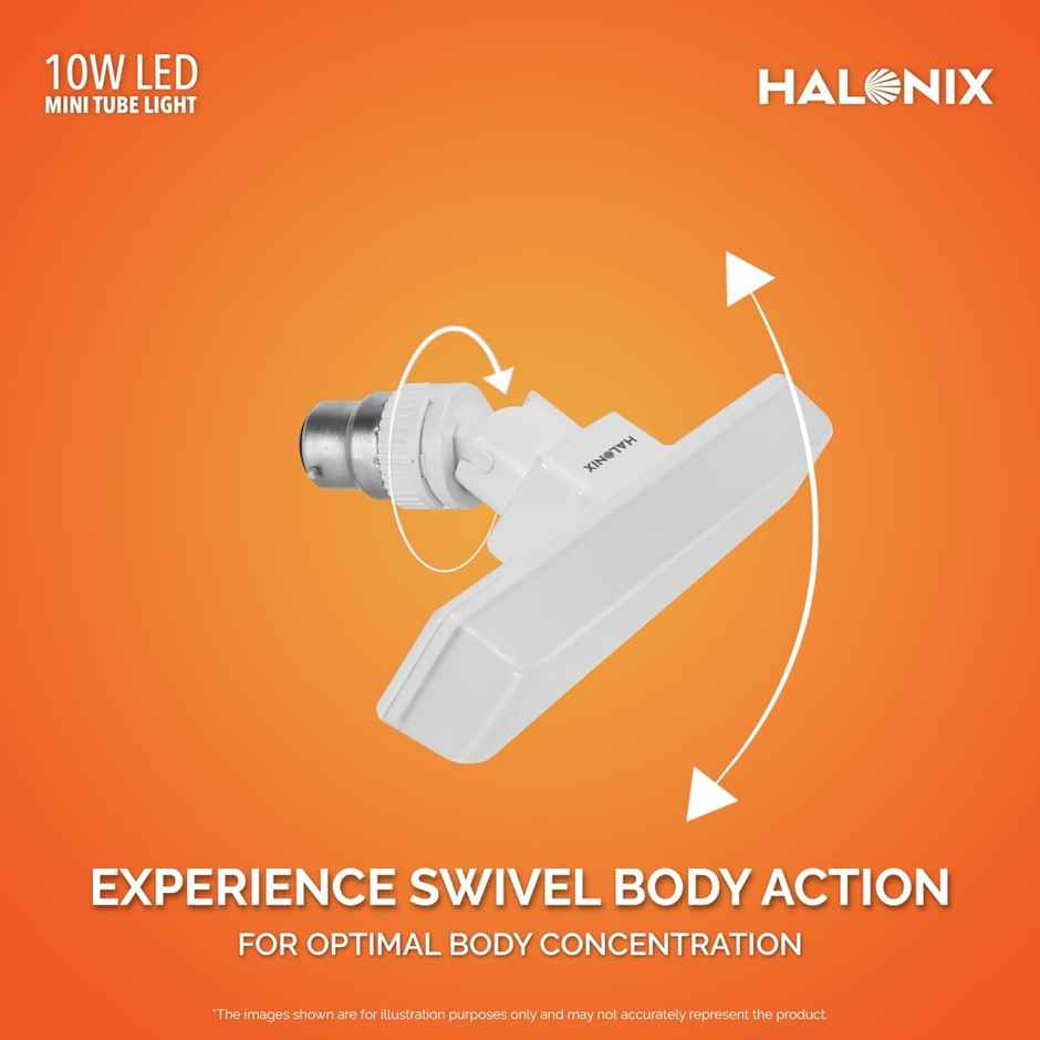 Halonix 10W B22 White T Bulb Mini Tubelight