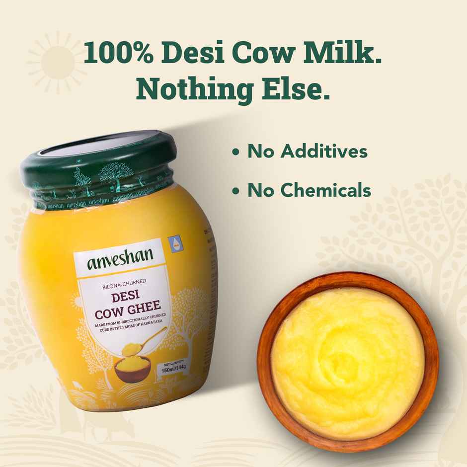 Anveshan A2 Desi Cow Ghee | Pure & Traditional