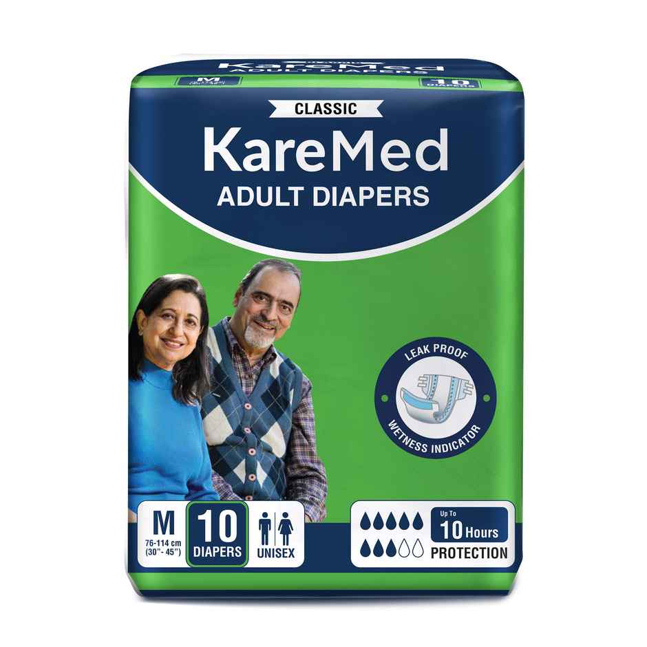Kare In Adult Diapers Classic - M10 X 12