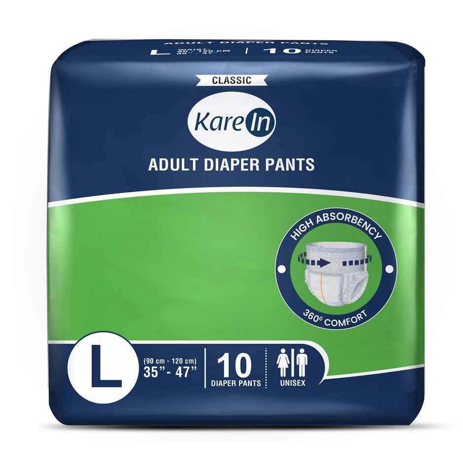 KareIn Classic Adult Diaper (Pants, L , 90-120 cm)
