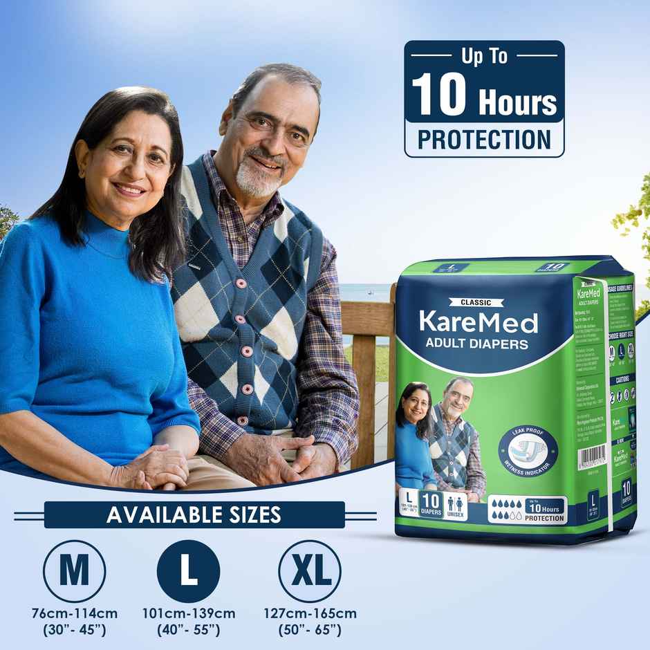 Kare In Adult Diapers Classic - L10 X 12