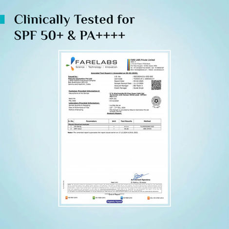 Pilgrim 5% Niacinamide Oil-Free Super Light Gel Sunscreen SPF 50+ PA++++ With Korean White Lotus