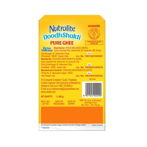 Nutralite Doodhshakti Pure Ghee - 1 L