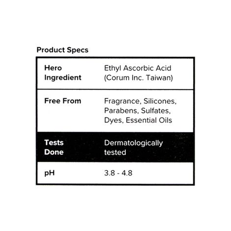 Minimalist 10% Vitamin C Brightening Face Serum