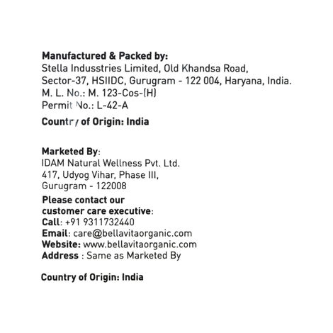 Bella Vita Organic Unisex Luxury Perfume Gift Set