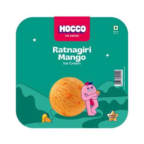 Hocco Ratnagiri Mango Ice Cream Tub