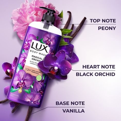 Lux Body Wash Fragrant Skin Black Orchid Scent & Juniper Oil Supersaver With Long Lasting Fragrance