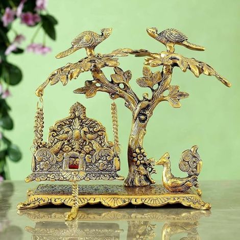 Devnidhii Palna (Jhula) Tree Shape in Gold Polish