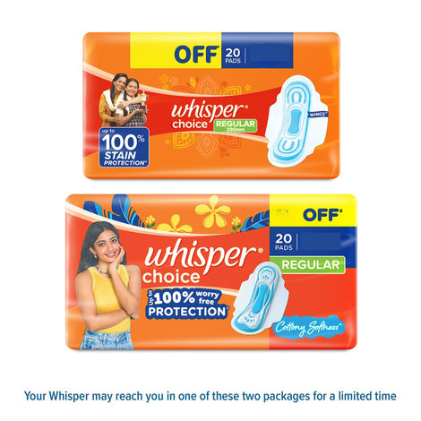 Whisper Choice Regular Sanitary Pads