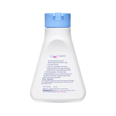 Baby Sebamed Shampoo | pH 5.5 | Ideal for Newborn's delicate scalp | No Tears