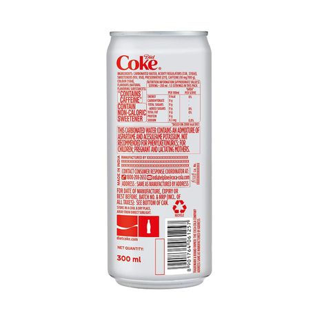 Diet Coke Cola Diet Soft Drink Can Combo