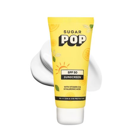 SUGAR POP SPF 50 Sunscreen With Vitamin C And Hyaluronic Acid