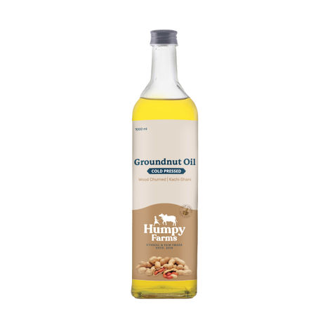 Humpy Farms Groundnut (Peanut) Cold Pressed Oil | Healthy Cooking Oil