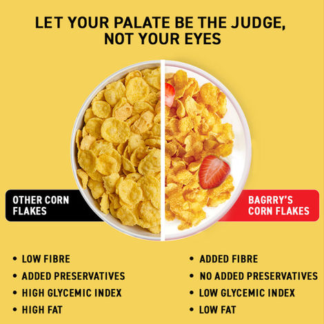 Bagrrys Corn Flakes Plus Original Healthier - Added Fibre
