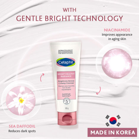 Cetaphil Bright Healthy Radiance Brightness Reveal Creamy Cleanser