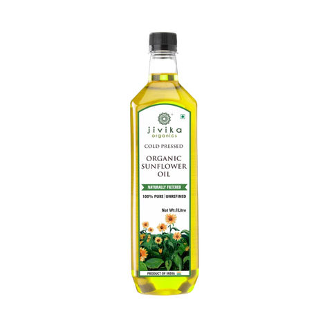 Jivika Sunflower Cold Pressed Oil | Healthy Cooking Oil