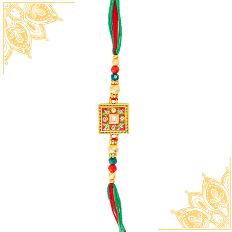 Abstract Single Rakhi (Shree Rakhi) Set of 1