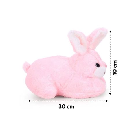 Babique Rabbit Plush Cute Rabbit Soft Toys Animal Home Decor Baby/Boys/Girls (Pink, 26 cm)