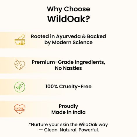 Wild Oak Tulsi, Neem and Kesar Face Scrub and Mask | Anti Acne, De-Tan, Open Pores and Pigmentation