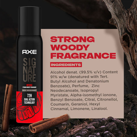 Axe Signature Intense Long Lasting No Gas Body Deodorant For Men