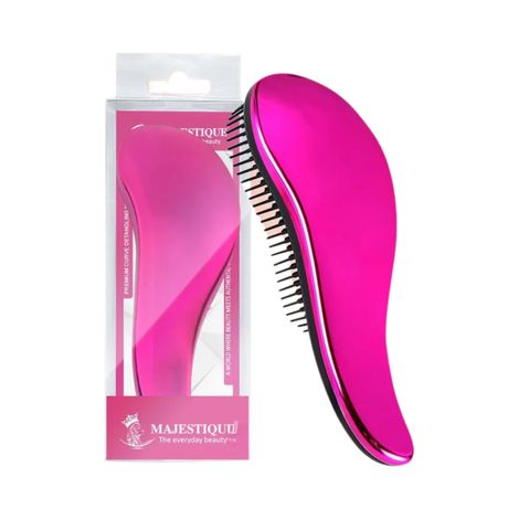 Majestique Premium Detangling Hair Brush - 1Pc | Multicolor